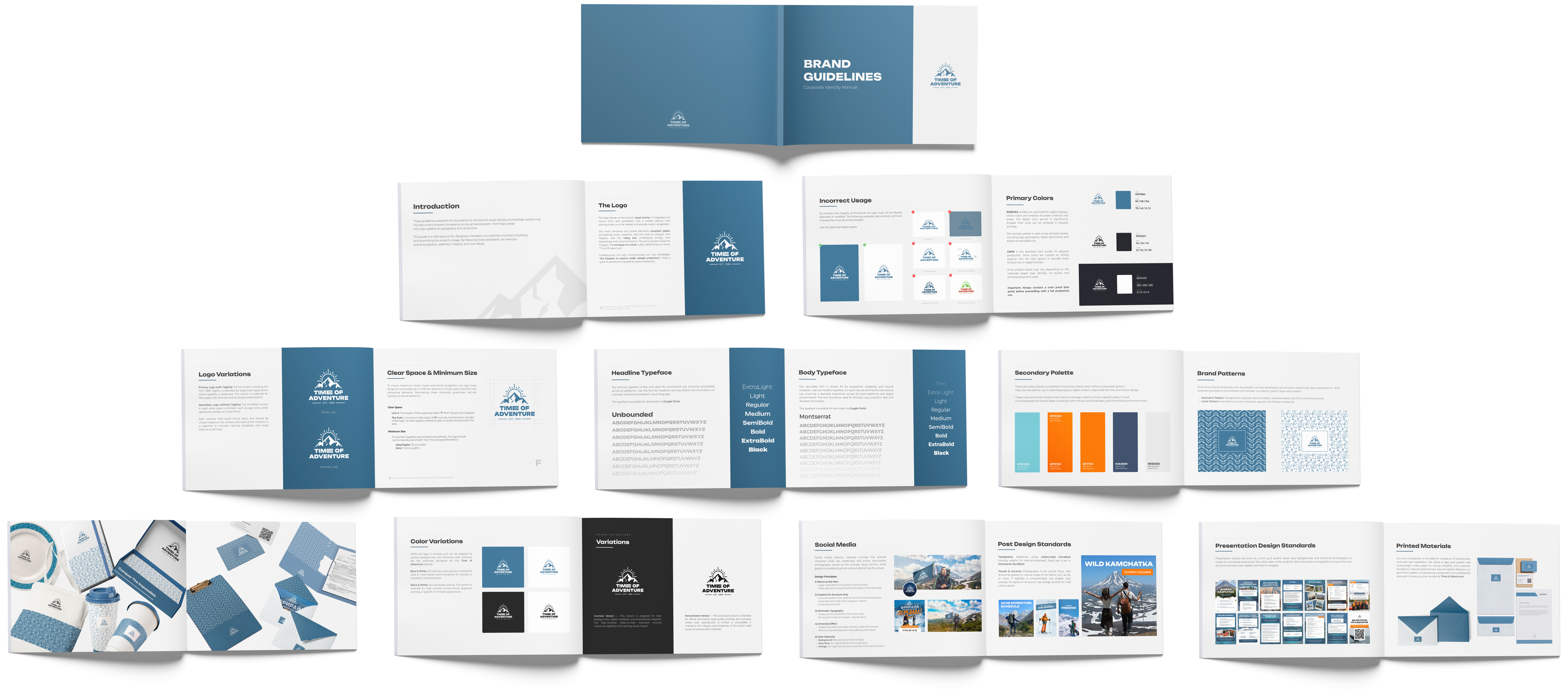 Dr.Belova brandbook spreads