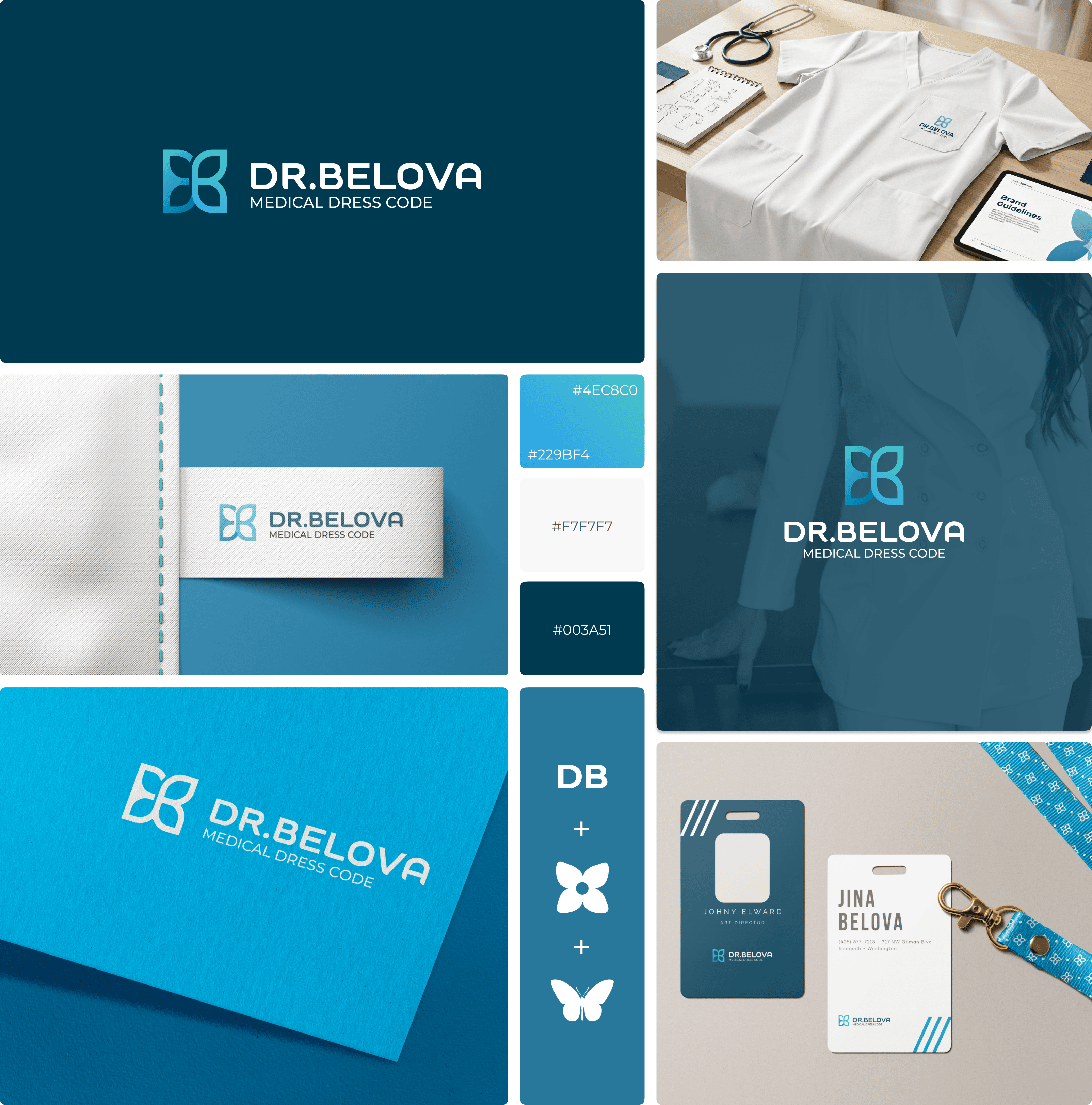 Dr.Belova logo applied across brand materials