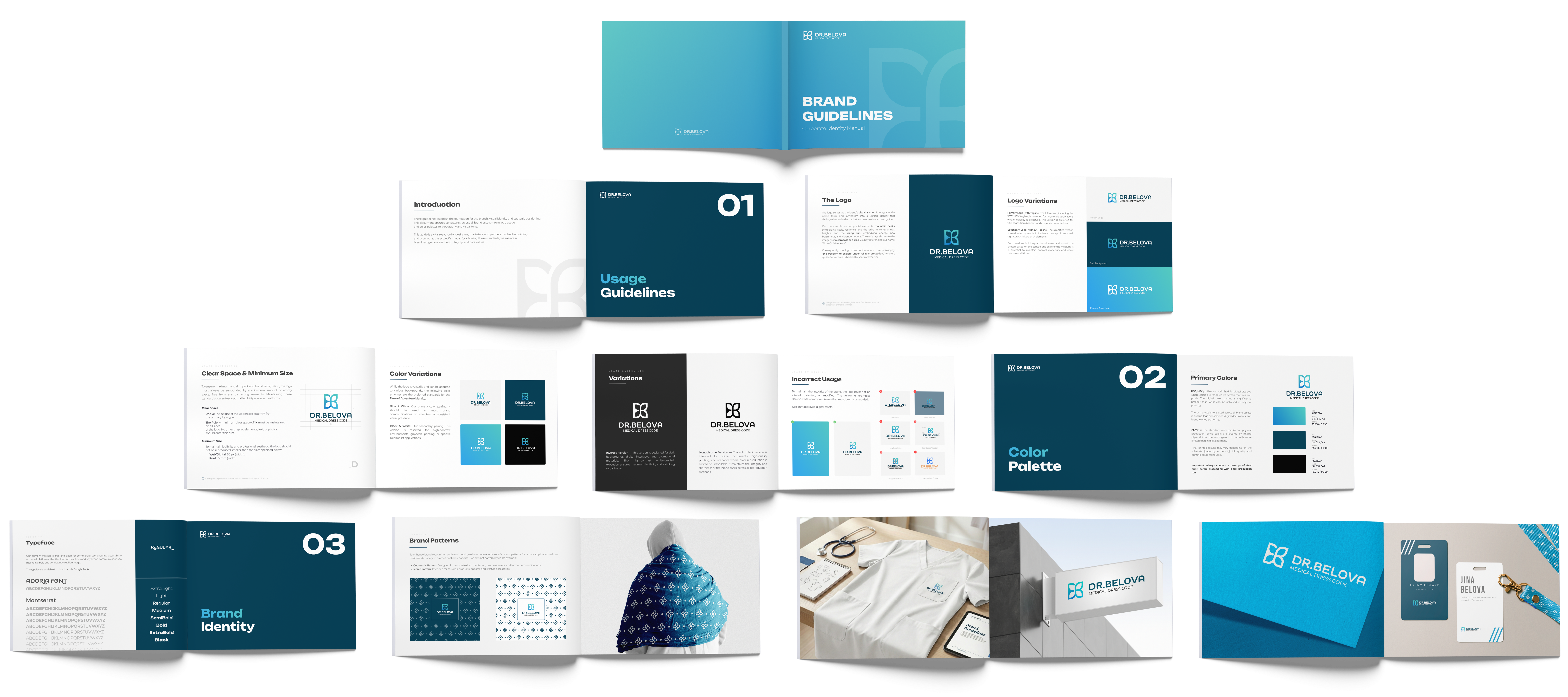 Dr.Belova brandbook spreads